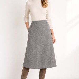 Elegant J Crew Wool Gray Women's Skirt